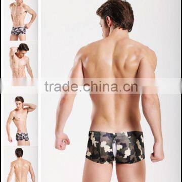 Men Sexy Boxer Brief Colorful Design seamless short with zipper Men Boxer Shorts Men underwear