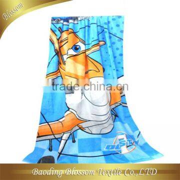 pricate logo 100% cotton velvet reactive printed bath towel wholesale 60*120cm