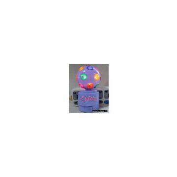 DISCO BALL ROTATING NIGHT LIGHT - PURPLE