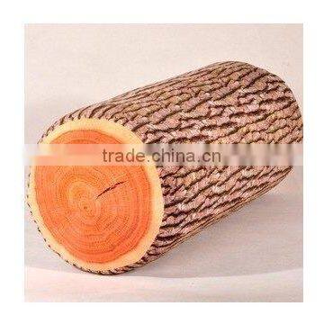 Creative Realistic Wooden Sofa Seat Cushion Annual Ring Stump Decorative Pillow