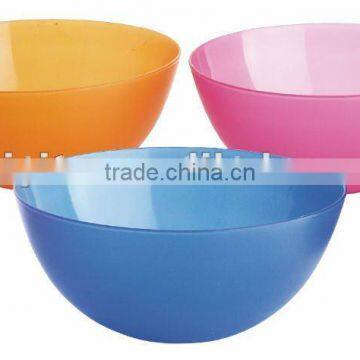Mini disposable colorful sala plastic bowl
