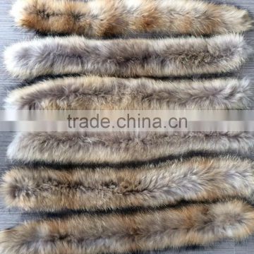 YR300 100% Genuine raccoon fur trim/ raccoon fur collar