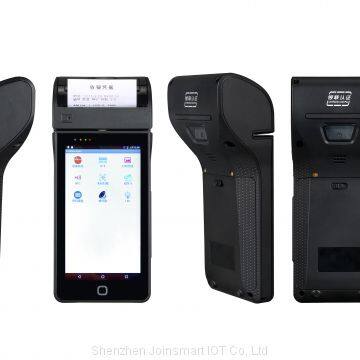 Handheld androd all-in-one pos with 58mm thermal printer