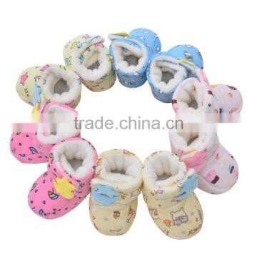 colorful winter thick infant toddler shoes