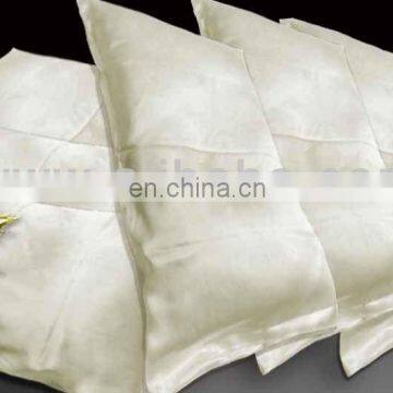 Relaxing fadeless handmade 100% charmeuse silk pillowcase whithout edge