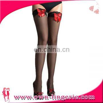 Black Invisible Fishnet Sexy Women Transparent Thin Lace Fishnet Black Socks photo-2