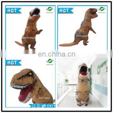 funny inflatable costume dinosaur costume for sale ,infalatable realistic dinosaur costume for adult