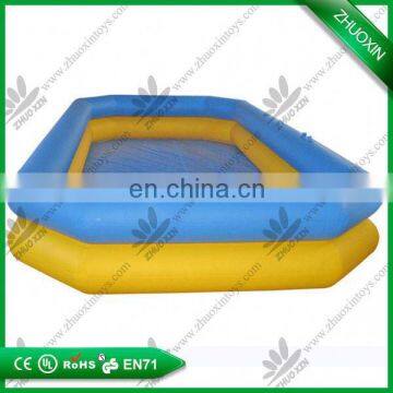 PVC swimming pool with border tile