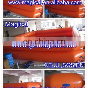 Commercial Grade Red Inflatable Swimming Pool Inflatable Pool for Backyard photo-3