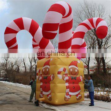 Airblowing Giant Inflatable Christmas Decorations,/inflatable Christmas Candy Stick photo-4