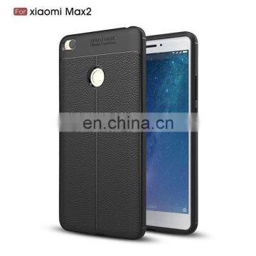 Shockproof TPU carbon fiber phone case for mi with high quality, back cover for mi max 2