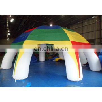 inflatable tent with rainbow colour for party or event