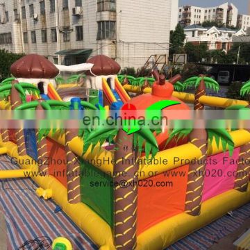 New Arrived inflatable giant adventure Mushroom jungle city