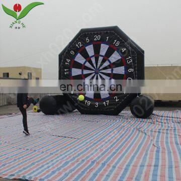 Fashion outdoor giant soccer golf dart outdoor games inflatable