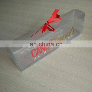 Custom Box For Clear Pvc Packing Wig Packaging Box