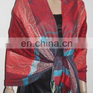 pashmina with colorized cloud pattern arabian style fashion scarf