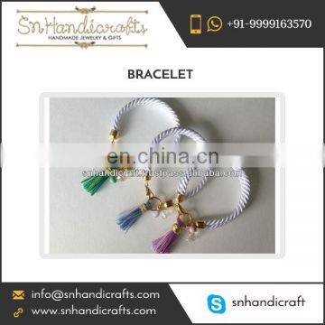 Widely Selling Latest Fashion Silk Rope Bracelet