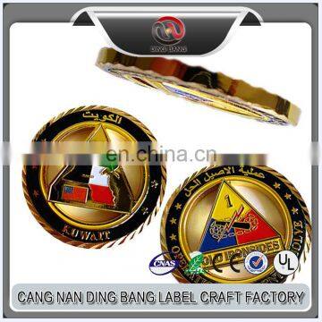 Top Quality Alloy Casting Enamel Custom Logo Metal Commemorate or Souvenir Coin