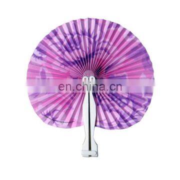 beautiful custom printing good quality mini plastic hand fan