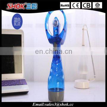 Handheld water mist fan battery operated fans made in China