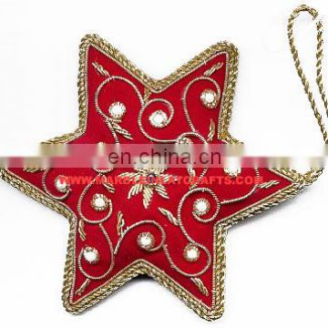 Red Star Christmas Hanging