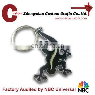 Promotional lizard with luminous Souvenir keychains as gift sales