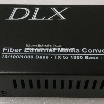 HD IP Camera to fiber converter Gigabit Ethernet Fiber Optic transmitter and receiver Single port Fiber media Converter