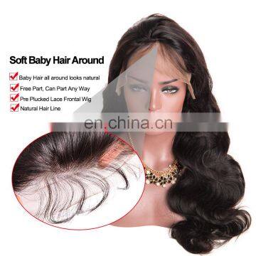 Brazilian Hair Preplucked Lace Front Wig Body Wave Human Hair Wig photo-3