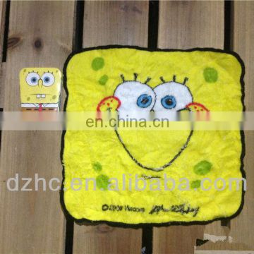 magic spongebob pattern compressed towel