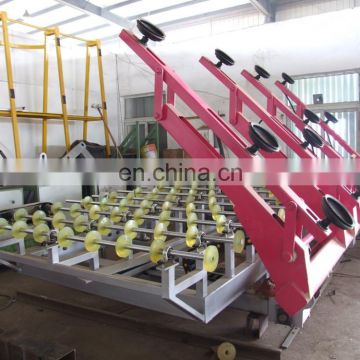 Manual glass cutting and breaking table with air float and tilting table