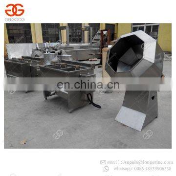 Small Scale Semi Automatic Fryer Home Use Sweet Frozen French Fries Production Line Finger Potato Chips Making Machine photo-6