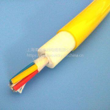 Underwater Brown Insulated Electrical Wire