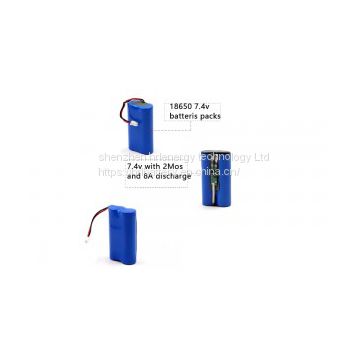 2Sx18650 Battery Supplier 7.4v2200mAh with KC certification