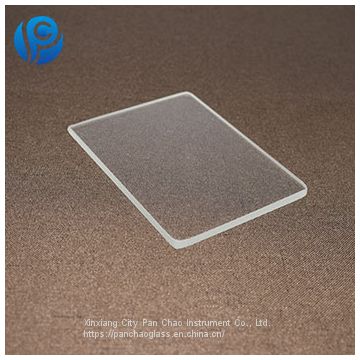 clear quartz silica fire resistant glass plate