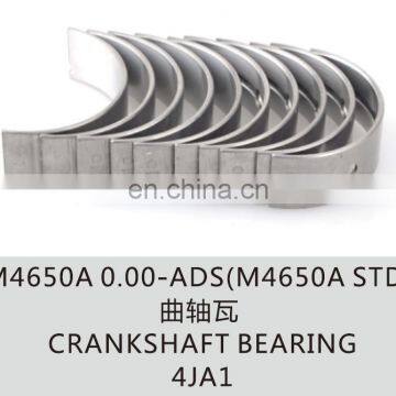 Auto parts M4650A 0.00-ADS M4650A STD Crankshaft bearing FOR I suzu 4JA1