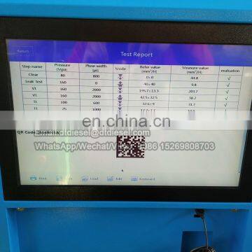 High Pressure Common Rail Diesel Fuel Injector Test Bench CR318 With Double Oil Road