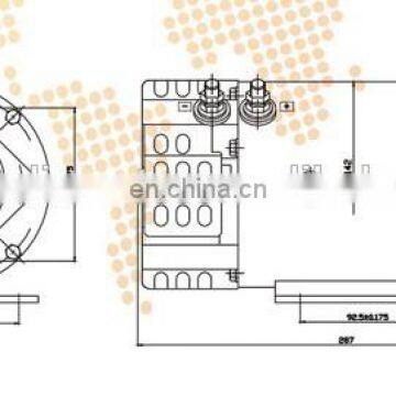 24В 3,5 кВт гидравлический постоянного тока двигатель photo-3