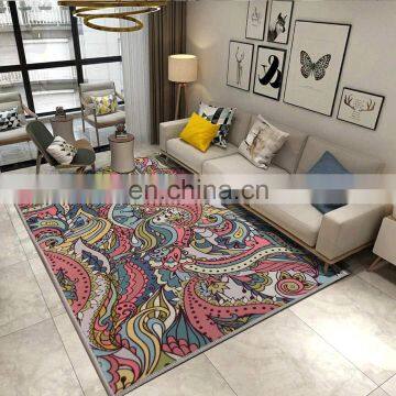 Household custom modern graphic pashmina abstract area rug