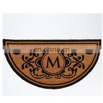 Half Round Custom Printed Anti-slip Heavy-duty Corrosion-Resistant Welcome Doormat