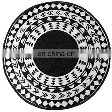 China Manufacture Mat Home Decorative Round Rug Plastic Round Carpet photo-3