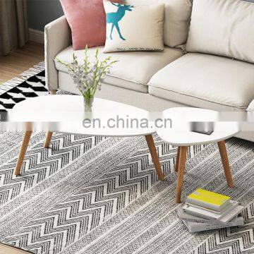 Fancy Modern Design Round Square Tea Wire Coffee Table Home Office Side Oak Coffee Table Sets photo-2