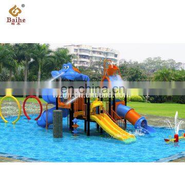 2020 new kids water play equipment, children slide water park playground