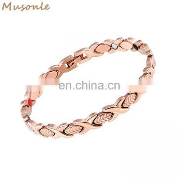 Hot Selling Korea Health Benefit Bio Titanium Lady Magnetic Bracelets 4 in 1 photo-3