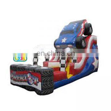 monster truck inflatable waterslide water slide cheaper for sale