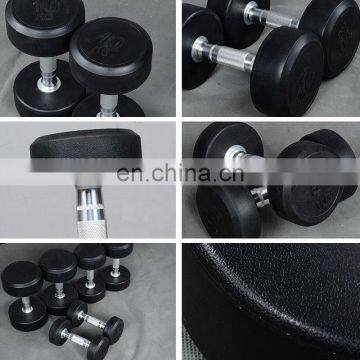 Fitness Equipment Round Dumbbell With Rubber Material photo-2