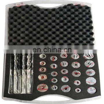 Carbide Valve Seat Cutter Kit With Leader And Grinding Wheel for mini cars 31pcs