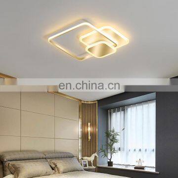 2020 zhongshan guzhen square shade  decoration acrylic  ceiling lamp for indoor