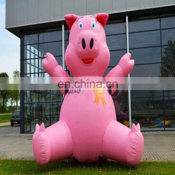 Pet animal farm party inflatable walking big pig balloon