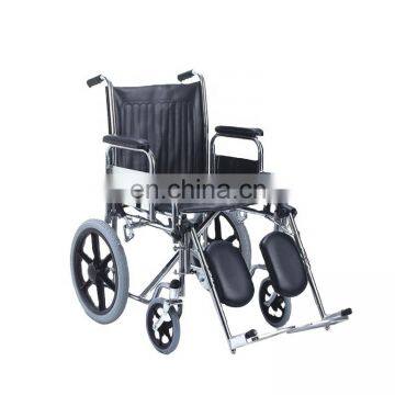 The cheapest price lightweight portable steel orthopedics wheelchair for hospital