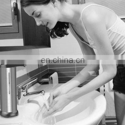 3 Level Adjustable Touch-Free Stainless Steel Sensor Liquid Soap Dispenser Automatic Hand Sanitizer Dispenser photo-2